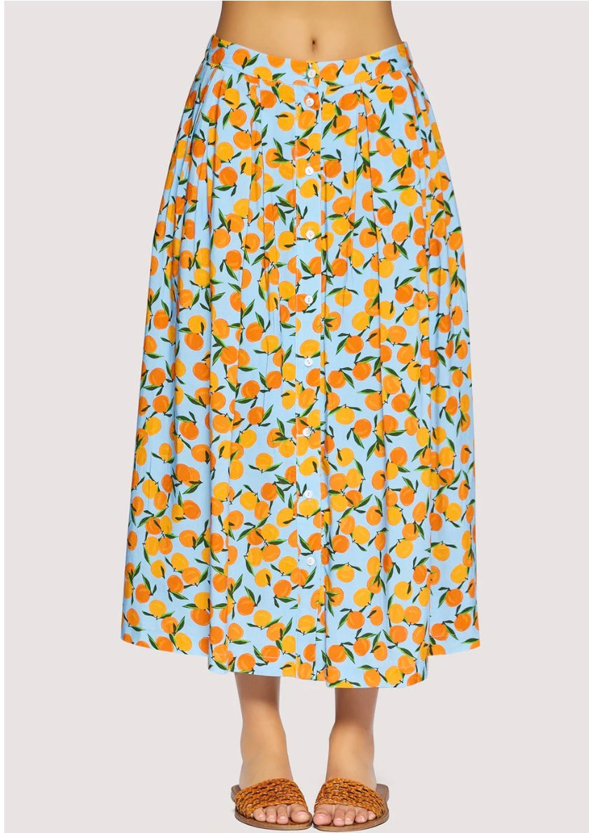 Lost + Wander | CITRUS SOIREE MIDI SKIRT