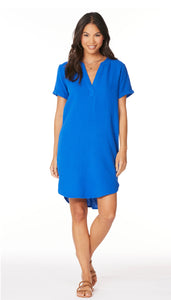 Bobi | Split Neck Dress