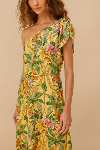 Farm Rio | Yellow Tropical Paradise Lenzing™ Ecovero™ Euroflax™ Maxi Dress