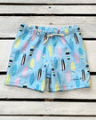 TideWaterTots| Surf's Up Boys Swim Trunks