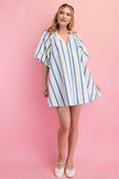 Glam | Puff Sleeve Mini Shift Dress