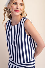 Glam | Striped Sleeveless Top