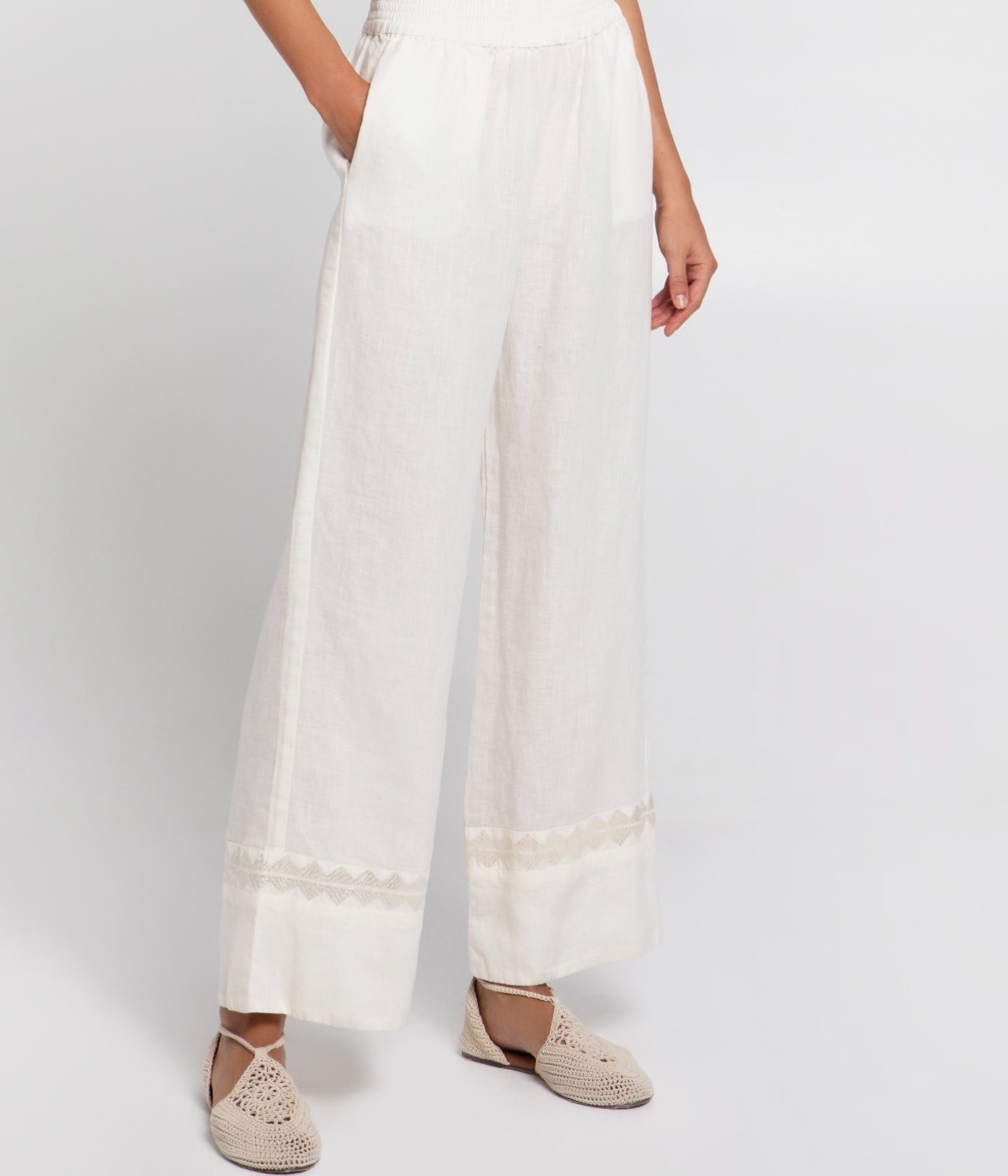 Greek Archaic Kori | Elastic Waist Pant