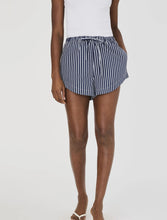 French Connection | Alexis Cotton Drawstring Striped Shorts