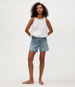 Michael Stars | Hazel Eyelet Bubble Top