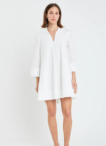 English Factory | A-LINE KAFTAN COLLAR DRESS