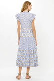Oliphant | Cinched Flirty Midi Dress