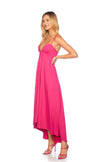 Susana Monaco | Sweetheart String HiLow Dress