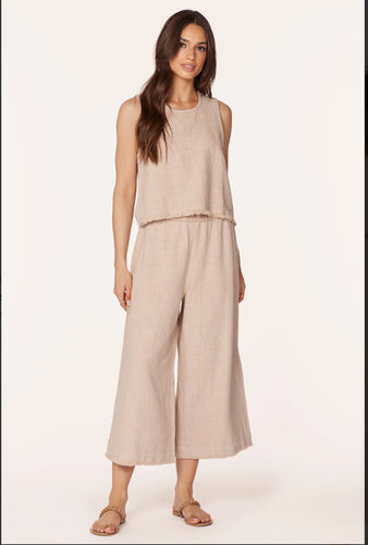 Bobi | RAW EDGE CROPPED PANT