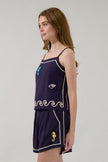 Sugarlips | Marine Embroidered Seahorse Cami Top