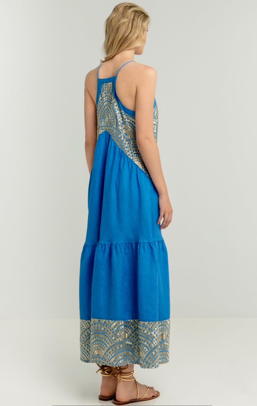 Greek Archaic Kori | Triangle Strap Maxi