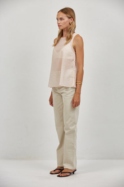 A. Ren | Camille Sheer Top
