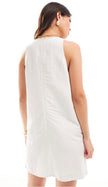 French Connection | Birdie Linen Square Neck Mini Dress