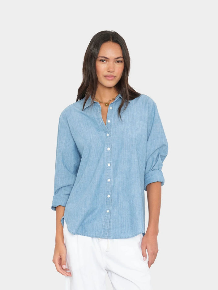 Xirena | Beau Shirt Slate Sky