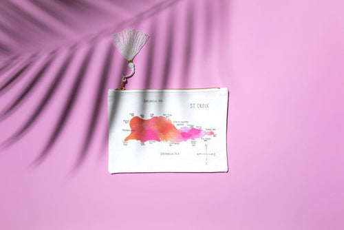 Adorn| Watercolor Canvas Pouch