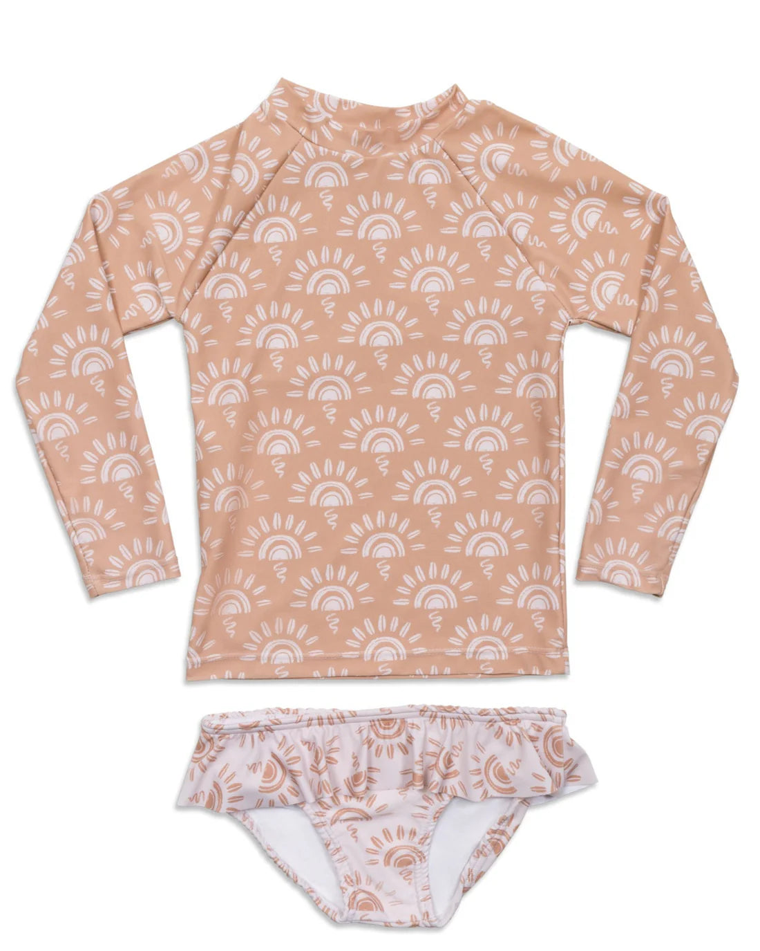 TideWaterTots| Sunny Days Girls SunShirt & Skirt Set