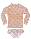 TideWaterTots| Sunny Days Girls SunShirt & Skirt Set