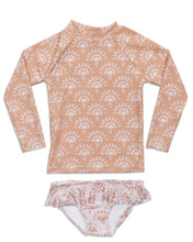 TideWaterTots| Sunny Days Girls SunShirt & Skirt Set