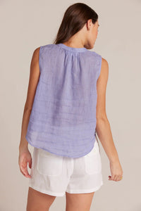 Bella Dahl | Sleeveless Shirred Shoulder Blouse