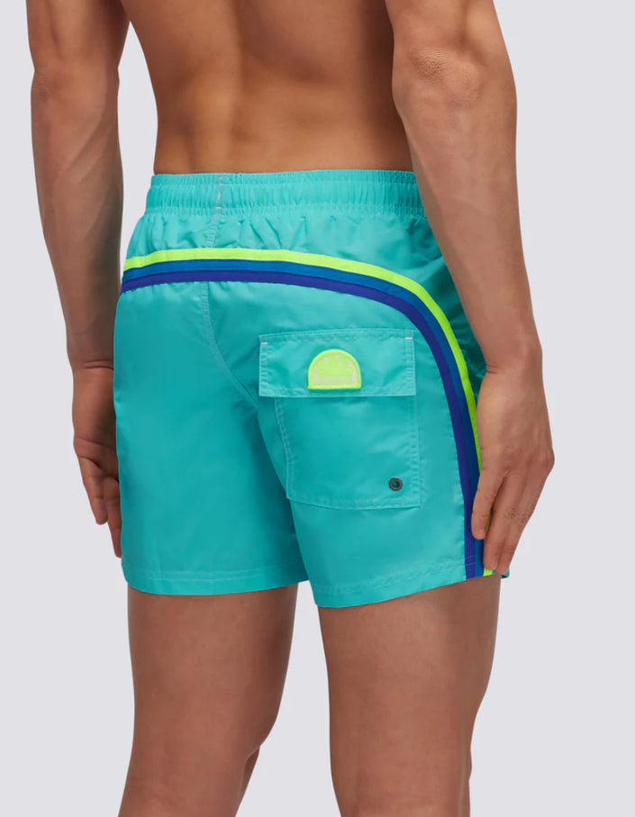 Sundek | ICONIC TAFFETA STRETCH WAIST SWIM TRUNKS