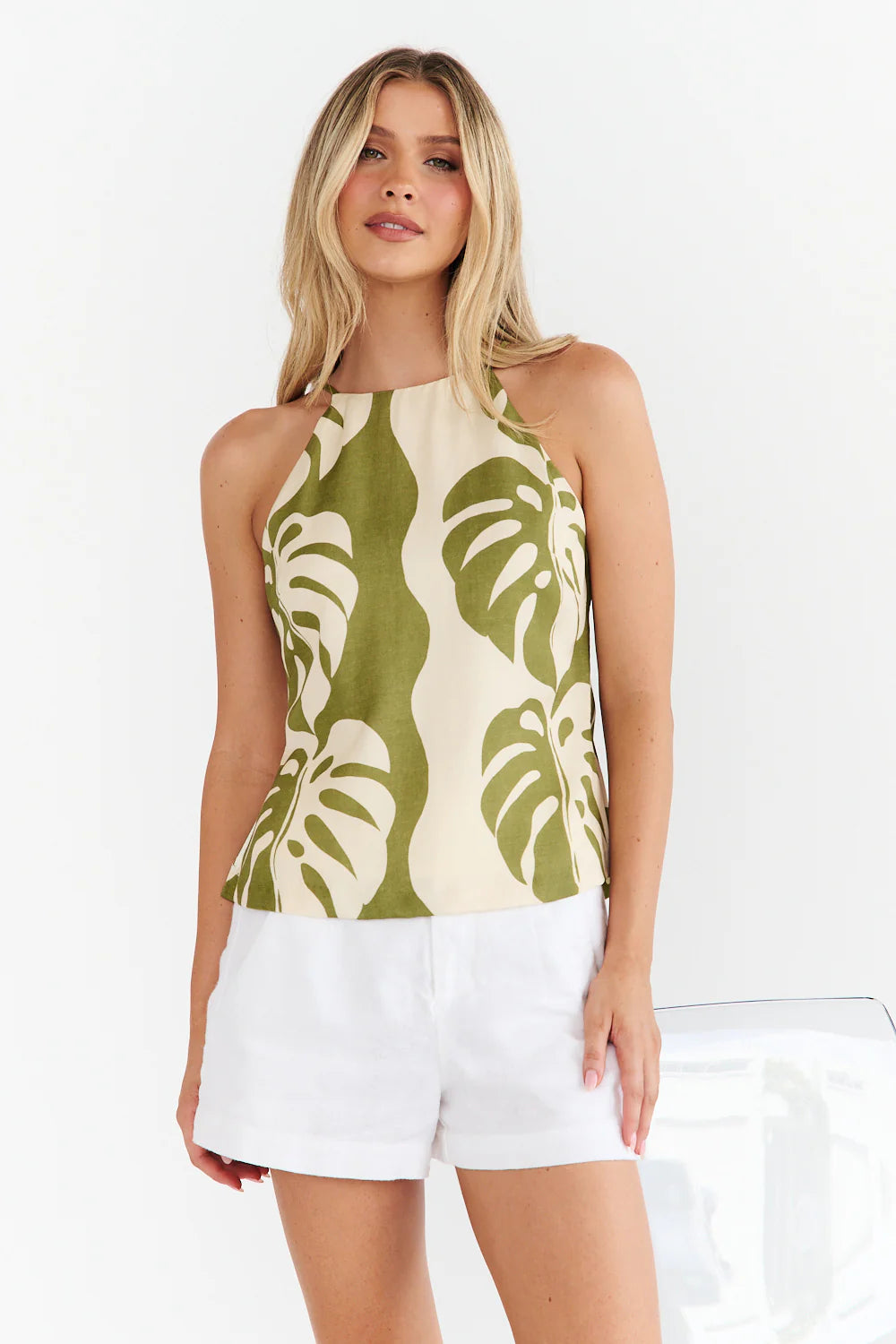Mon Renn | MIDSUMMER PALM TOP