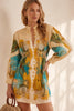 SundayUp | Printed High Neck Mini Dress