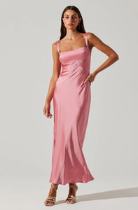 ASTR | STACIE SATIN MAXI DRESS