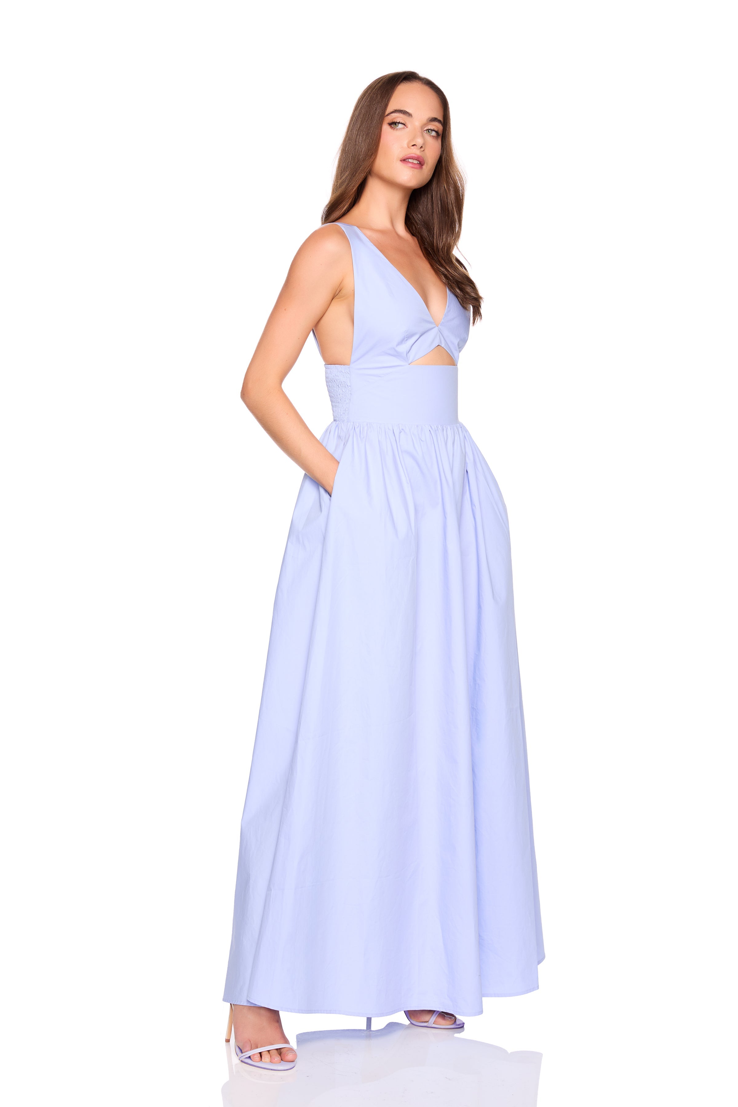 Susana Monaco | Poplin Cross Back Dress