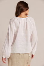 Bella Dahl | Shirred Linen Raglan Blouse