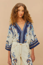 Farm Rio| Off-White Ana Tapestry Kimono Bodysuit