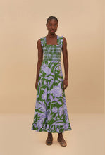 Farm Rio | Green Tropical Swing Sleeveless Midi Dress