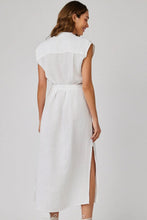 Bella Dahl | Linen Cap Sleeve Button Front Midi Dress