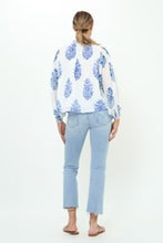 Oliphant | MANDARIN PINTUCK BLOUSE