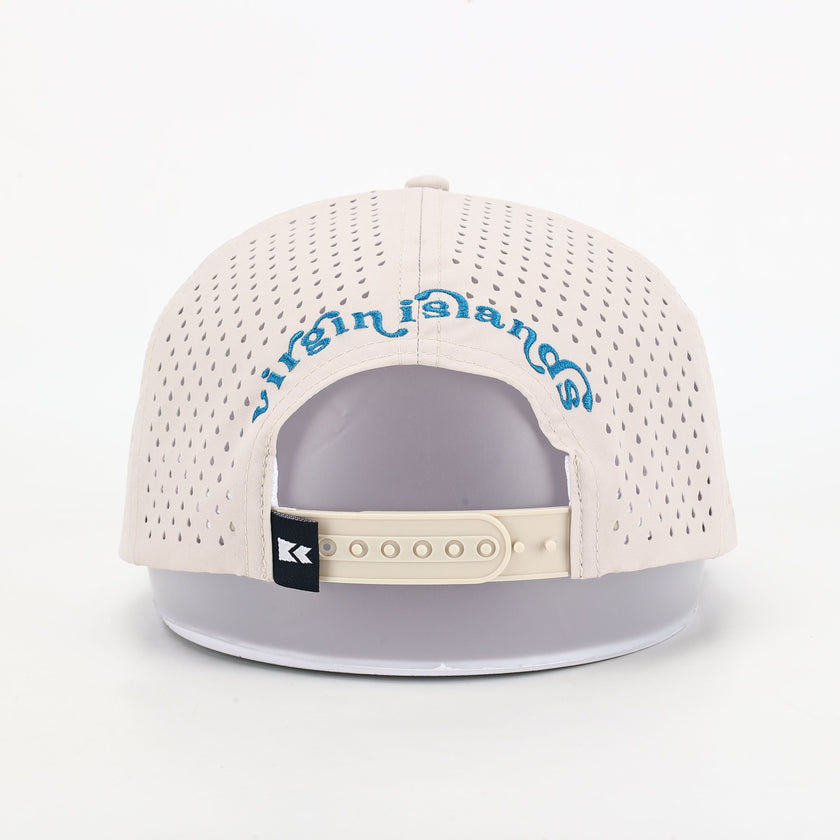 Burgee | Beige & Turquoise Saint John Cap