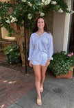 Madison Mathews| Linen Boyfriend Shirt