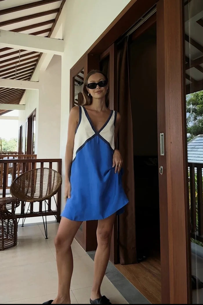 Sancia | THE ADRIANA CUPRO MINI DRESS