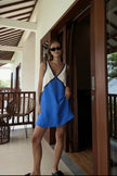 Sancia | THE ADRIANA CUPRO MINI DRESS