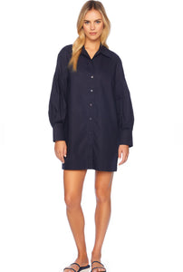 Susana Monaco | Poplin button down shirt dress