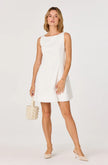 ASTR | Shyla Bow-Back A-Line Mini Dress