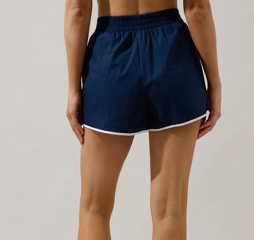 Sugarlips | Sailboat Poplin Track Shorts