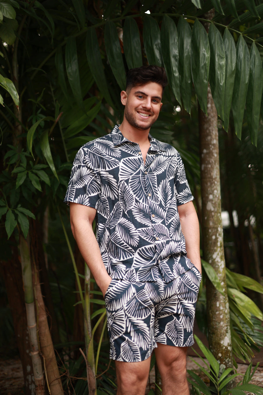 Salty Weekend | MEN PRINTED BUTTON DOWN SHIRT