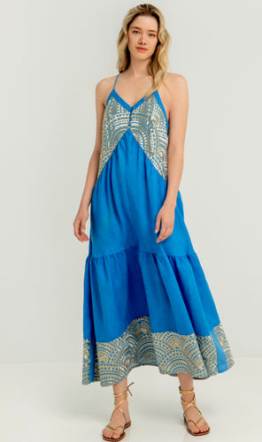 Greek Archaic Kori | Triangle Strap Maxi