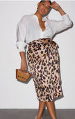 NFD | Brown Leopard Jaspre Skirt