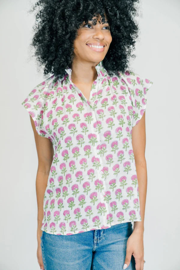 Victoria Dunn | Bays Blouse Poppy