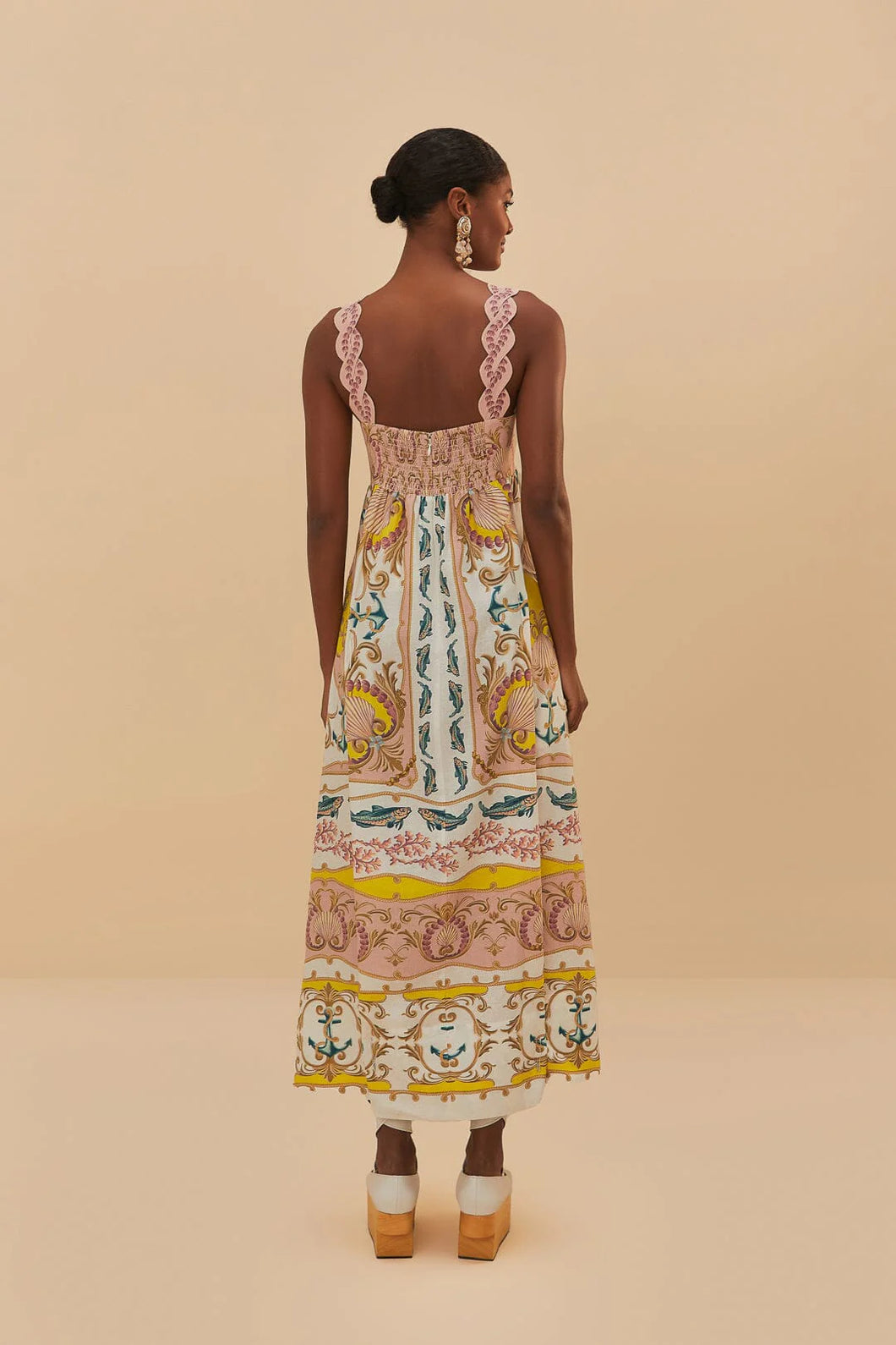 Maritime Magic | Sleeveless Maxi Dress