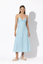 Lusana | Zoe Poplin Midi Dress