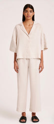Nude Lucy | Linen Lounge Shirt