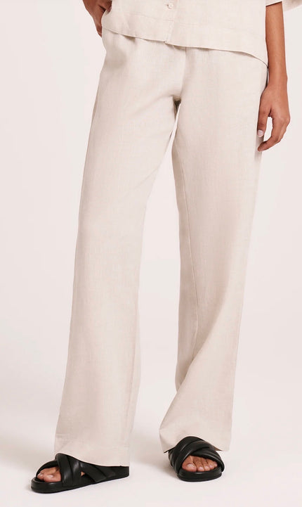 Nude Lucy | Lounge Linen Crop Pant