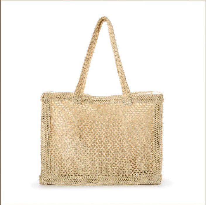 2Chic | Raffia Tote