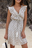 Mer St. Barth | Giselle Dress Gold Leaf